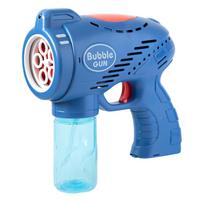 RiZKiZ Electric Bubble Gun, Bubble Bazooka with LED Light [Blue], Continuous Spray Mode, Bubble Machine, Outdoor Play Toy, Educational Toy, Halloween
