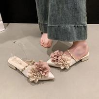 Mules Shoes for Women With Heel Sandals Slides Woman Slippers Waterproof Chic and Elegant Easy Wears Summer 2025 Top Designs 39 35