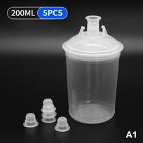 5Pcs Bulk Sale Spray Paint Tank Spray Mixing Cup 200/400/600/800ML Disposable Measuring Cup Type Quick Cup