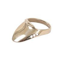 Brass Archery Finger Guard Longbow Recurve Bow  Thumb Ring Protective Gear for Outdoor Hunting Accessories