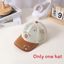 Childrens Breathable Polyester Baseball Cap With Sun Shield For Kids Style A