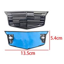 20.3X9.1CM ABS Car Front Grille Badge for Cadillac CT4 2025 2024 2017 2020 Replacement Emblem 13.5X5.4CM Rear Trunk Stickers CT4