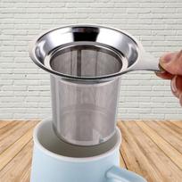 Nerūdijančio plieno arbatos nutekėjimo filtras Daugkartinis arbatos infuzinis arbatos sietelis arbatinukas Metalinis birių arbatos lapų prieskonių filtras Virtuvės priedai Silver