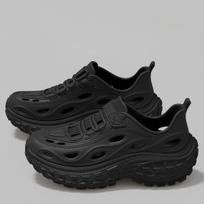 Men's Summer Clogs for Outdoor Wear, Beach Shoes, Non-Slip, Odor-Resistant, Closed-Toe, Women's Sports Casual Driving Sandals, Men's Outdoor Shoes 37-38