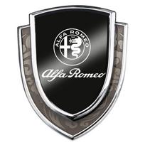 Car Metal Shield Emblem Car Side Fender Body Trunk Badge Sticker For Alfa Romeo giulietta 159 mito giulia stelvio 147 Accessorie
