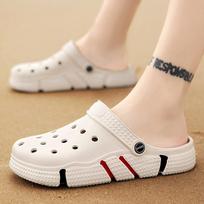 Size 36-45 Summer Fashion Men Women Slippers Open Toe Garden Shoes Beach Sandals Non-slip Breathable Casual Outdoor Footwear for Holiday 36