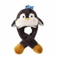 Solid Color Penguin Ear Moving Hat Fleece Lined Cartoon Penguin Hat  Autumn/Winter