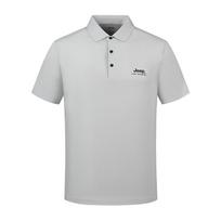 JEEP Men's Cool-Touch Polo Shirt XL sidabro pilka spalva