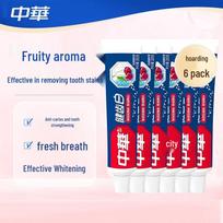 Zhonghua Healthy White Baking Soda Toothpaste - Fruit Flavor (6-Pack)