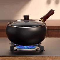 Velosan Forged Uncoated Wrought Iron Wok
