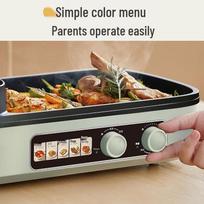 Little Bear 2-in-1 Electric Grill and Hot Pot CN plug (adapter included)
