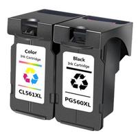 Compatible Canon PG-560XL/CL-561XL Black & Color Ink Cartridge Set