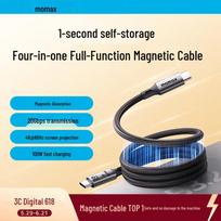 MOMAX 100W Magnetic Type-C Fast Charging Data Cable