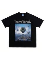 2025 Dream Theatre Band Retro Rock  Brand Ins Cotton Printed Short Sleeve T-Shirt High Quality Luxury Brand Selling S