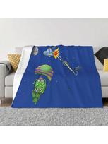 Introvert Panda Illustration Introvert Joke Funny T-Shirt Label An Ultra-Soft Micro Fleece Blanket S