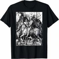 The Knight, Death And The Devil By Albrecht Durer T-Shirt S