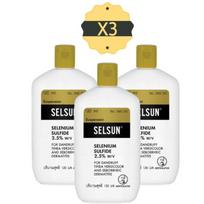 Selsun 120 ml - Šampūnas nuo pleiskanų su 2,5% seleno sulfidu - Natūralus drėkinamasis ir glotninamasis šampūnas nuo pleiskanų 360g