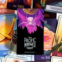 10,3*6 cm Ramiojo vandenyno šiaurės vakarų Tarot, įkvėptas šio nuostabaus regiono gamtos stebuklo, būrimo žaidimas su gyvūnais