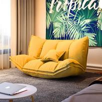 Modernaus japoniško stiliaus grindų tinginio sofa-lova su atlošu ir porankiais, 5 padėčių reguliuojama, sulankstoma laisvalaikio sofa-lova, skirta vaizdo žaidimams, grindų kėdė