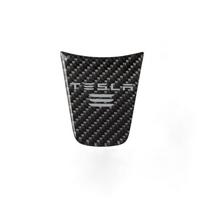 Car Steering Wheel Sticker Carbon Fiber Interior Model 3 Y Car Decoration Sticker Car Modification Accessories