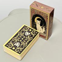 Katės Valdo Žemę Taro 10.3*6cm 78 kortų kaladė kačių apsėstiems Ispaniškas leidimas