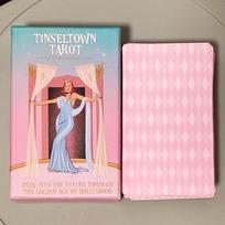 Tinseltown Tarot in Rigid Box Pink Vintage Hollywood Inspired Deck 78 Illustrated Cards 12*7cm