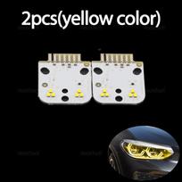 Geltonos dienos šviesos DRL plokštė 63117466108 Adaptyvus LED priekinis žibintas Angel Eye skirtas BMW X3 X3M F97 G01 X4 X4M G02 F98 2017-2021