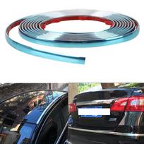 Lipni Šoninės Durų Chromuota Juostelė Stiliaus Lipdukai Universalus Sidabrinis Automobilio Stilius Galinio Vaizdo Veidrodėlio Bamperio Raštas 6mm x 3m