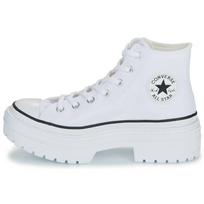 Converse All Star Lugged Heel Comfortable and Stylish High-top Canvas Shoes for Women in White 35 balta