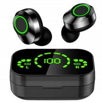 Bluetooth 5.0 YD03 belaidės ausinės į ausis su lietimui jautriu ekranu ir įkrovimo stotele