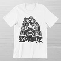 ROB ZOMBIE  Heavy Metal Rock Band Legend on Ring Spun Cotton Tee Unisex T-Shirt S