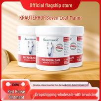 100ml Krauterhof 7 Leaves German Horse Balm: Horse Chestnut & Oil Massage Gel for Skincare, External Use