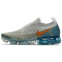 Nike Air VaporMax Moc 2 Light Silver Campfire Orange Celestial Teal Women's AJ6599-005 35.5