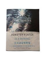 Monster Hunter World ICEBORNE Official Design Works Art Book 480 Pages Japan