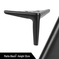 Long Semicircular Three-Pronged Metal Sofa/TV Stand/Coffee Table/Bed Legs black