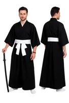 Samurai Warrior Cosplay Halloween Costume Fancy Dress Costume Practice Clothes School Festival Cultural Festival Kimono Japanese Clothing Practice