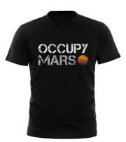 OCCUPY MARS as worn by Elon Musk printed t-shirt All sizes black unisex t_shirt XL