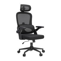SIHOO M102C Ergonomic Office Chair - Adjustable Height, Lumbar Support, Foldable Armrests, Wide Seat juoda
