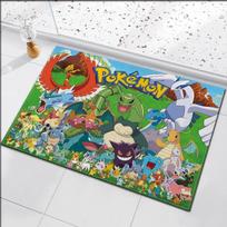 Anime Pokemon Floor Mat Non-slip Cute Rug for Kids Living Room Bedroom Bathroom Kitchen Entrance Home Decor Carpet 30X50CM