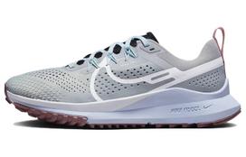 Nike React Pegasus Trail 4 Light Smoke Grey Black Glacier Blue White Women's DJ6159-005 36.5