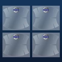 4/8 vnt. Automobilio durų rankenėlių apsauginė plėvelė nuo įbrėžimų Lipdukai, decal'ai, skirti Volvo Rdesign V40 V50 S40 S80 XC60 S90 XC90 S60 C40 S60