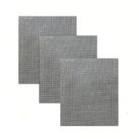 3PCS Mesh BBQ Grilling Net Heat Resistant Non-Stick Barbecue Pad Reusable Cuttable Grilling Grid Mat Camping