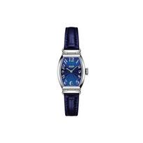 Tissot Porto Series Quartz Movement 30 Meters Water Resistant Watch 28 Mm 22 X 28 Mm Blue Dial Stainless Steel Case Leather Strap T128.109.16.042.00 Blue Dial