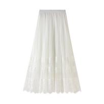 Tulle Skirts for Women A Line Fairy Tiered Skirt Midi High Elastic Waist Long Skirt Layered Flowy Swing Tutu Skirt Women's Mesh High Waist Maxi Skirts One size