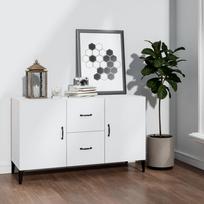 Vidaxl Komoda, Biała, 100X36X60 Cm, Materiał Drewnopochodny