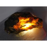 109.20 Ct Real Natural Orange Amber Uncut Raw Rough CERTIFIED Loose Gemstone 60.8 mm