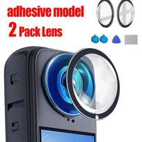 For Insta360 X5 X4 X3 X2 Lens Protective Films Clear Rotating Sticky Anti-scratch Sports Camera Protector Replacement Lens Guard 1 set
