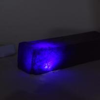 Dyed Uncut Raw 158.24 Ct Natural Blue Sapphire Rough Loose Gemstone CERTIFIED 55.6 mm approx