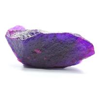 CERTIFIED 119.44 Ct Natural Purple Tanzanite Uncut Huge Rough Loose Gemstone 81 mm approx violetinė