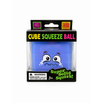 Antistresinis squishy kubas, minkštas sensorinis žaislas - Mėlynas